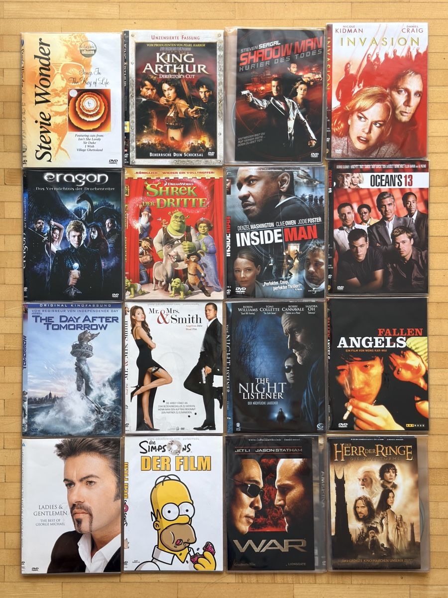 Tutti i DVDs: >100 DVDs Filme – Usato da Horgen venduto da roligraf 2