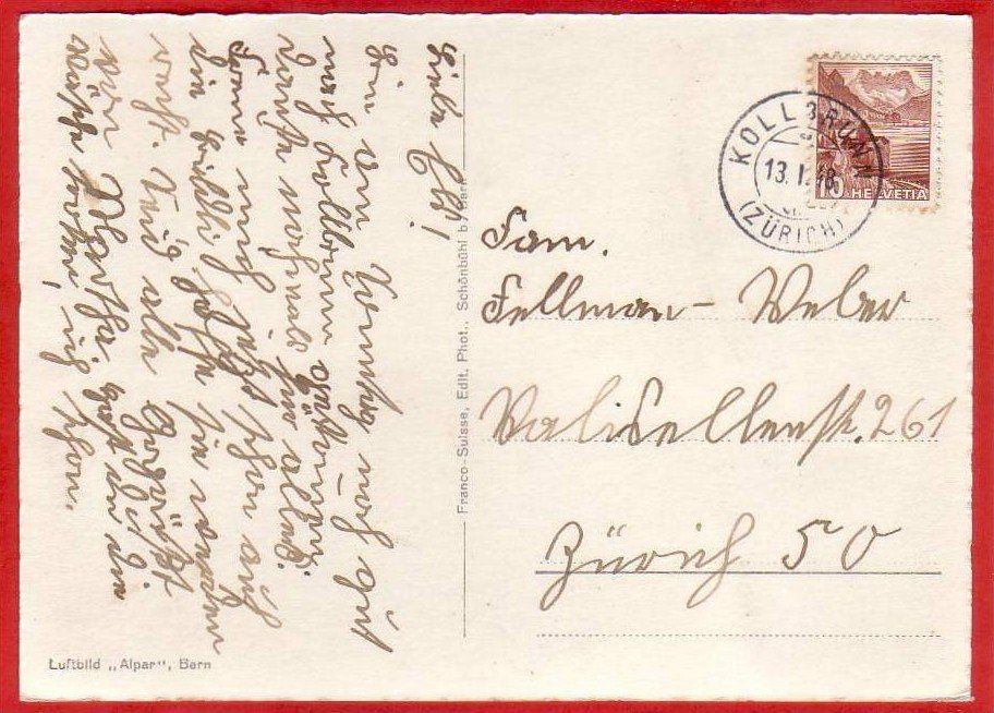 Cartoline postali: KOLLBRUNN, FLUGAUFNAHME, GROSSFORMAT – Usato da Grüningen venduto da Kartenlaube 1