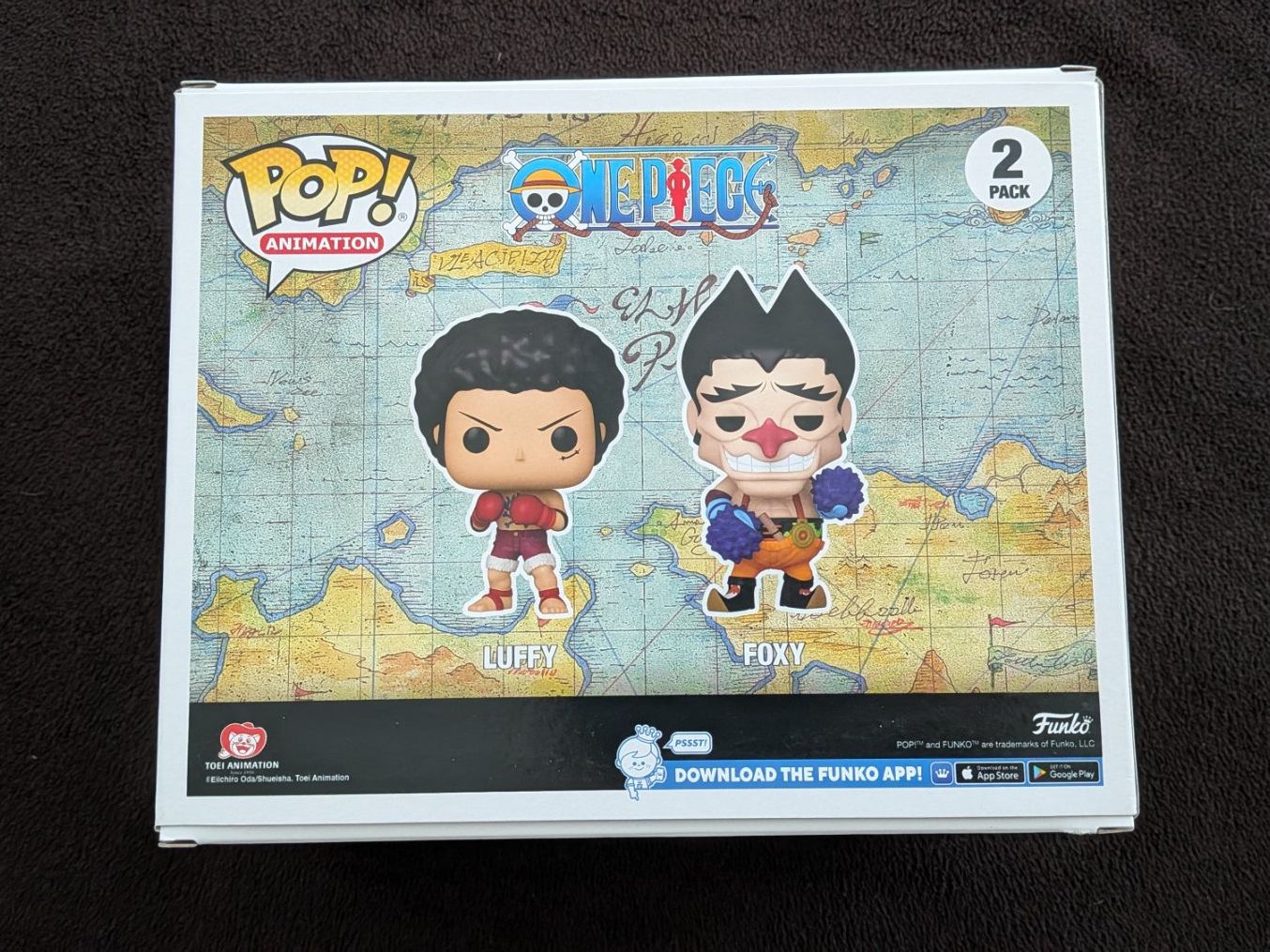 Funko Figuren: Funko Pop! One Piece - Luffy & Foxy 2-Pack Chase + Protector – Neu und originalverpackt aus Obfelden von RCO85 3