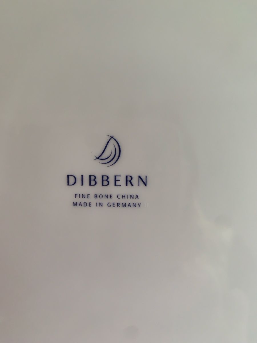 Rosenthal Piatti: ROSENTHAL: 4 grosse weisse Teller, DIBBERN: 1 grosser Teller – Usato da Luzern venduto da paulablue 4