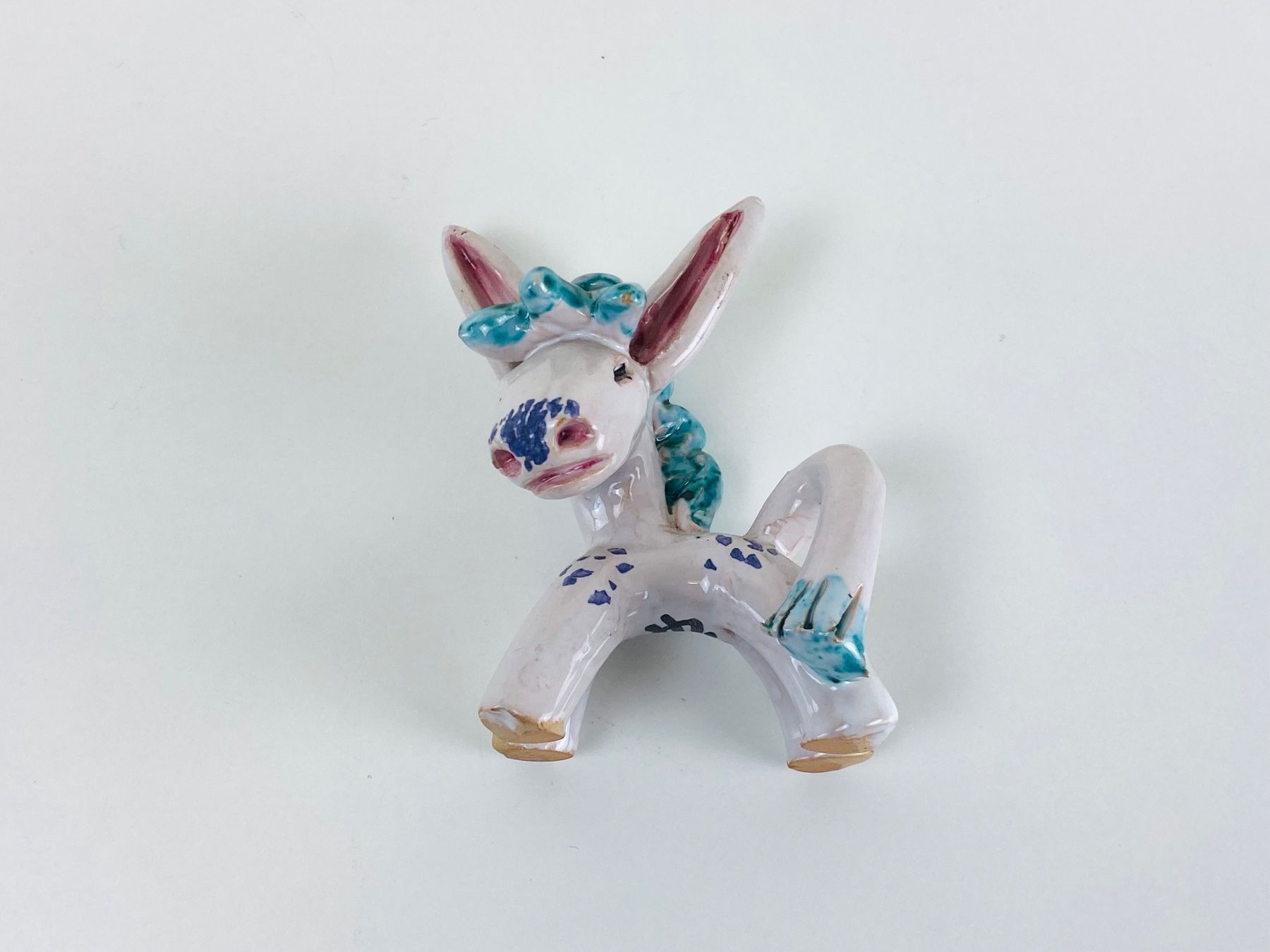 Statuette: HILDE HERZIG StudioKeramik Tierfigur / Figur "Pony" UNIKAT – Usato da Zürich venduto da Arche_Brockenhaus 3