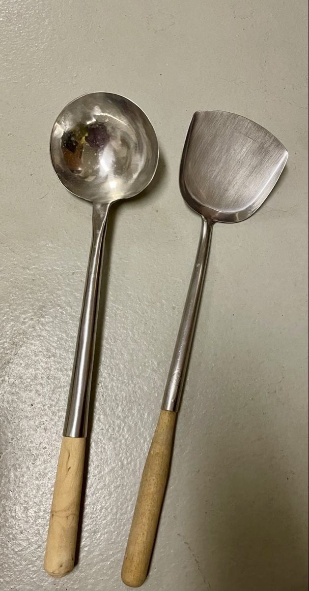 Küchengeräte: Asiatische Schöpfkelle + Schaumlöffel + Sieb – Neu (gemäss Beschreibung) aus Basel von Ch2005 2