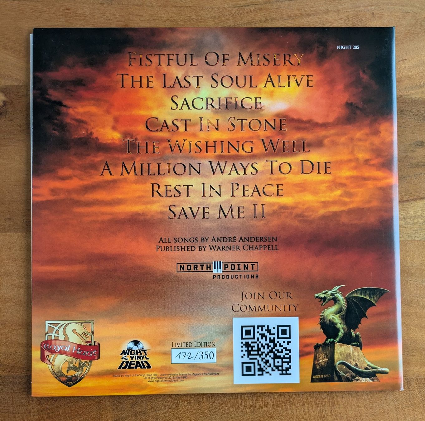 Dischi in vinile: Royal Hunt - Cast In Stone LP – Usato da Basel venduto da Beretta2 2