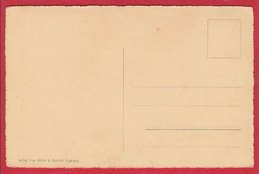 Cartoline postali: ENGELBERG DORFSTRASSE MIT HAHNEN – Usato da Grüningen venduto da Kartenlaube 1