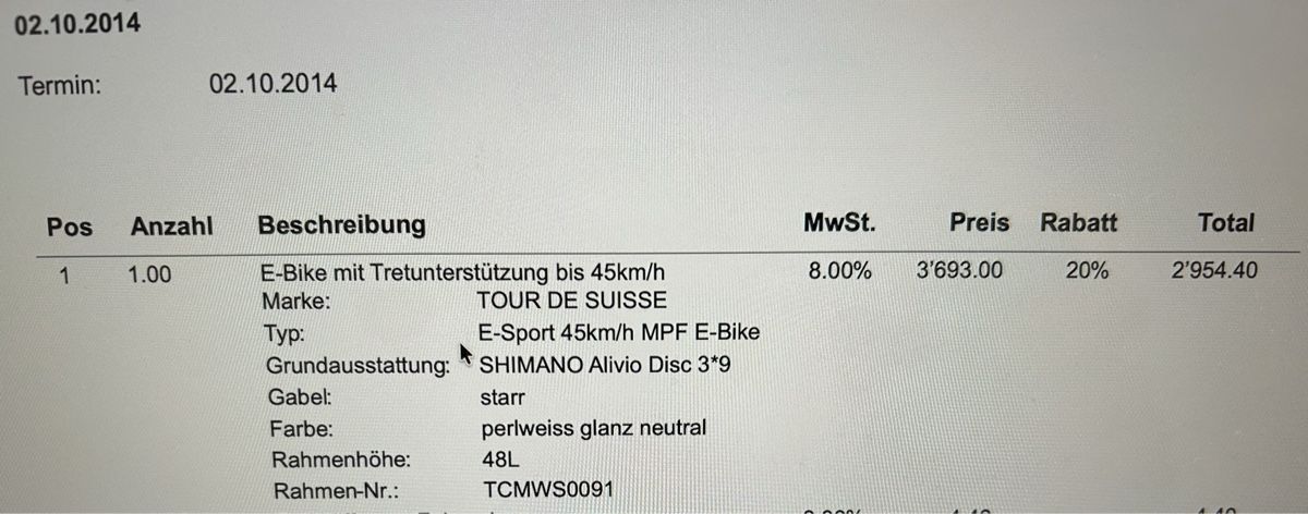 Tour de Suisse Biciclette: Tour de Suisse E-Bike – Usato da Zürich venduto da mir_t9py 3