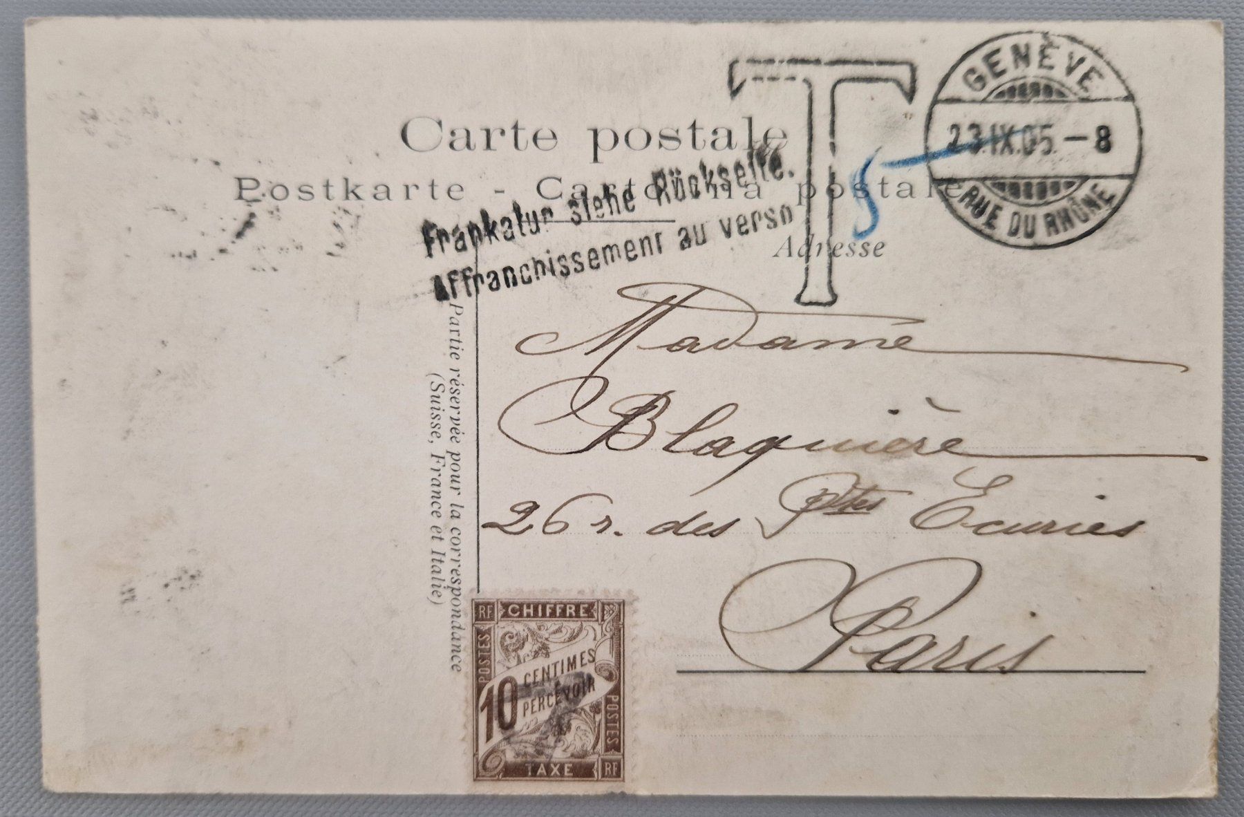Cartoline postali: Genf Monument National 1905 – Usato da Melchnau venduto da Arthurius 1