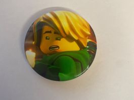Badge LEGO Ninjago - Lloyd, le Ninja Vert, neuf!