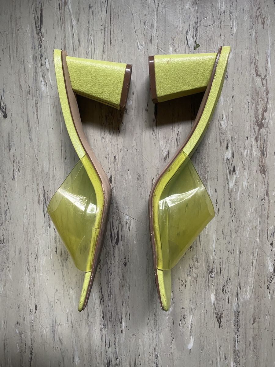 Scarpe da uomo: Sandalen // Grösse 39 // Neongrün  – Usato da Zürich venduto da aurelia_nater 2