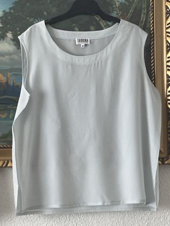 Sabrina💯SeideBluse, Topp Gr44Gereinigt(k6lD688