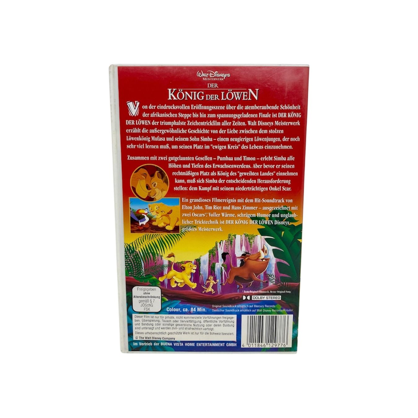 Tutti i VHS: Der König der Löwen VHS (de) – Usato da Teufenthal AG venduto da Retro-Stash-Shop 1