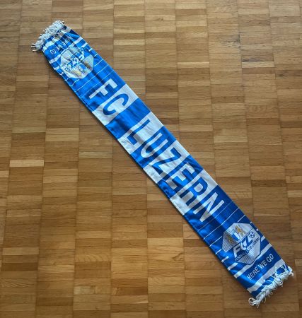 FC Luzern FCL Satinschal Schal - Here We Go