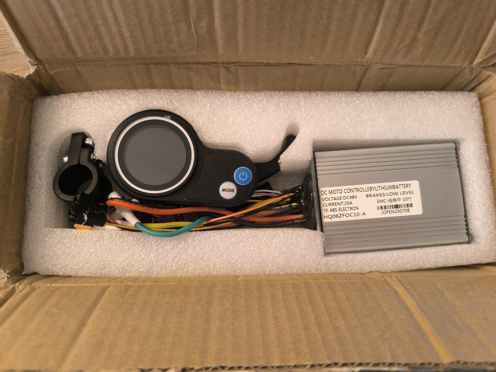 Scooter: Neuer Joyor Controller + Display Kit – 48V 25A – Nuovo e nell'imballaggio originale da Schaffhausen venduto da Cappsi2100