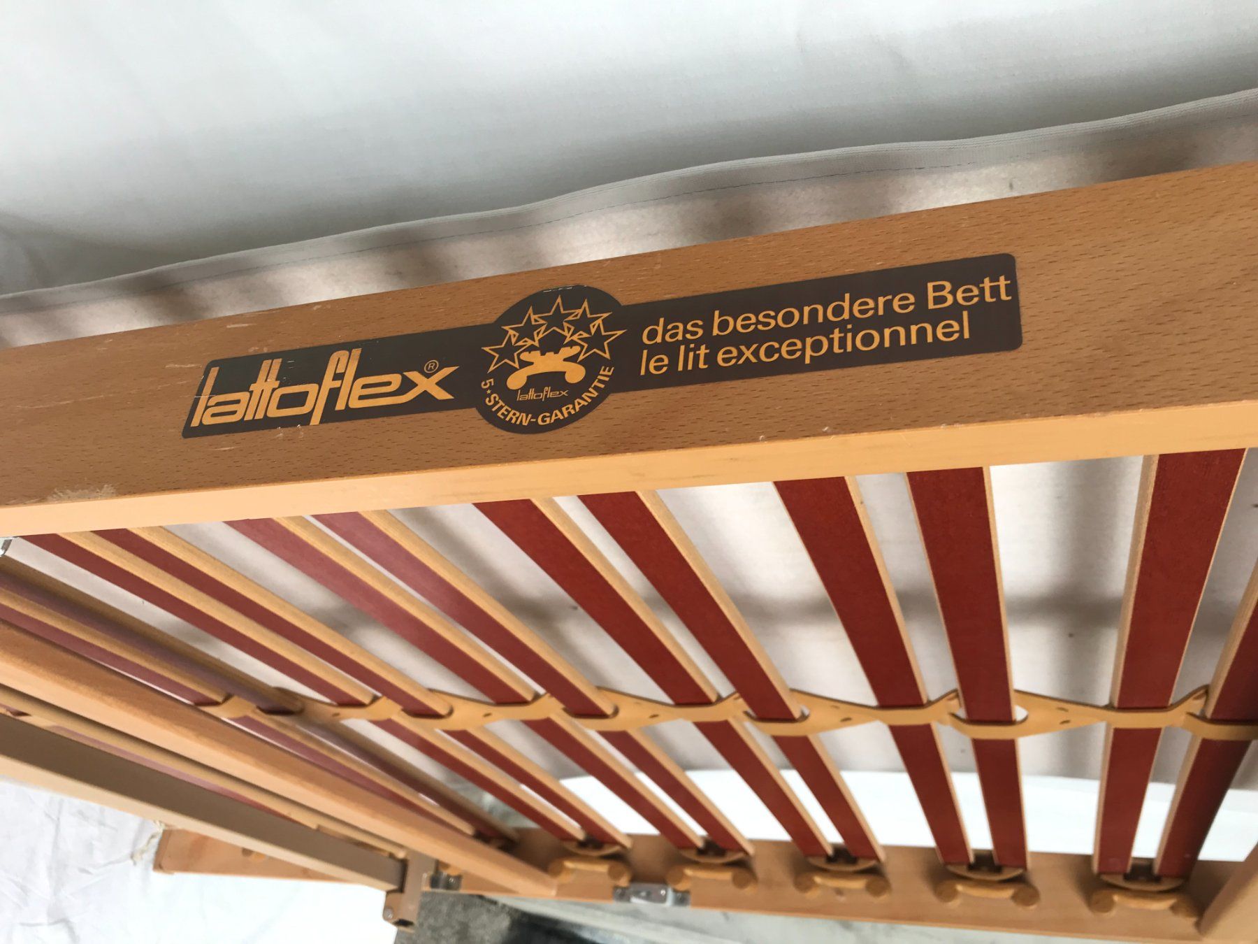 Reti a doghe: Lattenrost - Bettgestell Lattoflex 1980 – Usato da Biberist venduto da longimanus3
