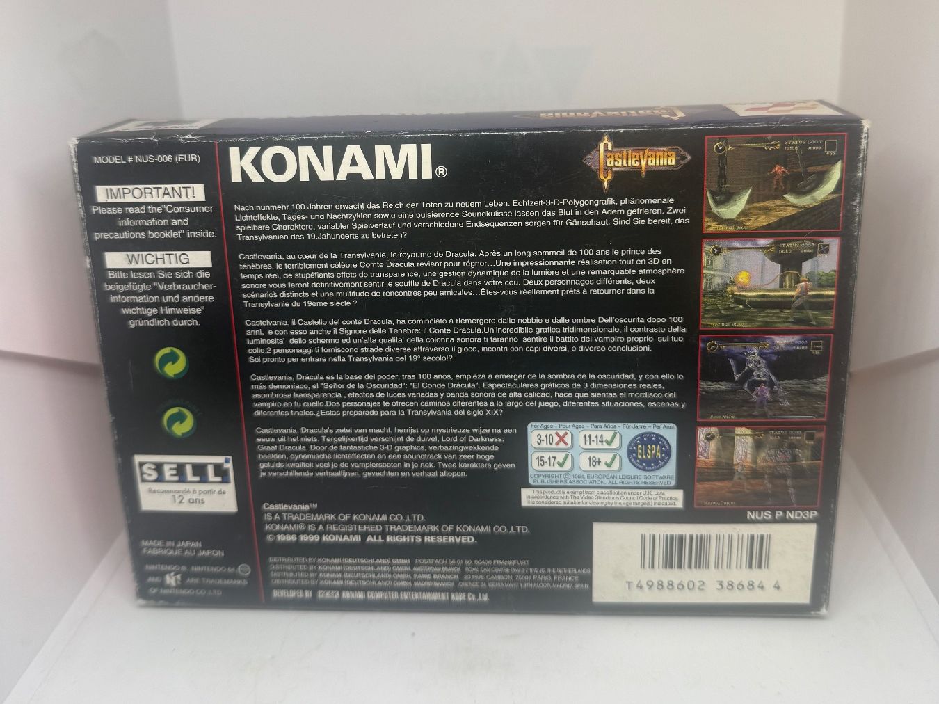 Nintendo Spiele: Castlevania N64 Nintendo oVP – Gebraucht aus Dietlikon von NESFEVER 1