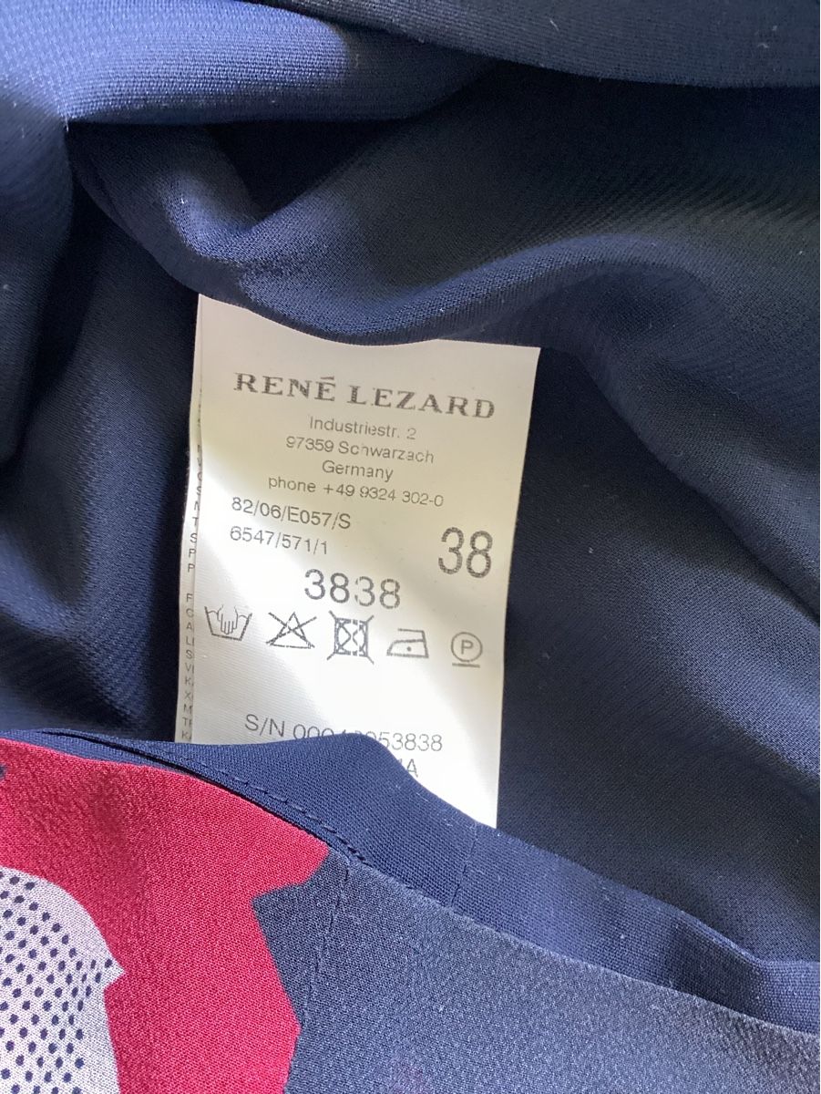 Vestiti: René Lezard, Seidenkleid, Gr. 38 – Usato da Salenstein venduto da Esprit57 4