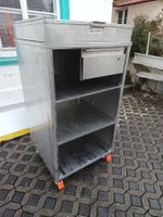 Gastro Chromstahl Rollregal