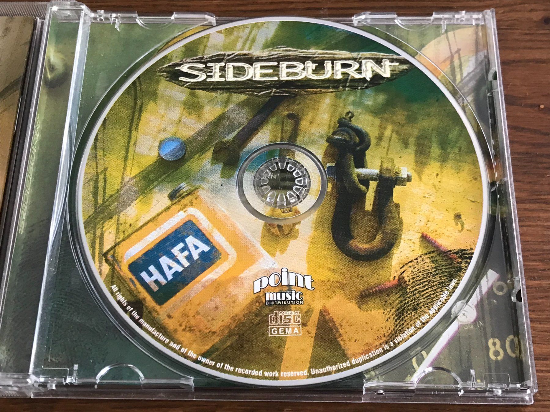 CD: SIDEBURN - Gasoline - Swiss Hard Rock – Usato da Buchs AG venduto da Archie 1
