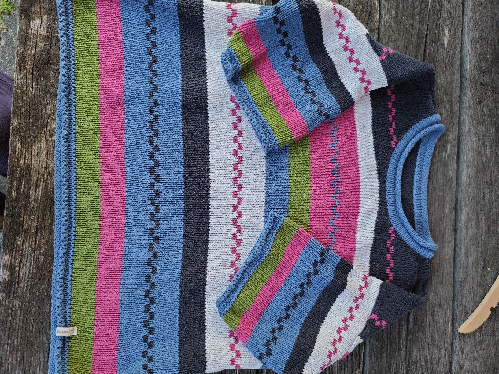 Deerberg Pulls & Sweat-shirts: Bunter Strickpullover von Deerberg, Grösse XL – D'occasion à Biel Bienne par anjasch