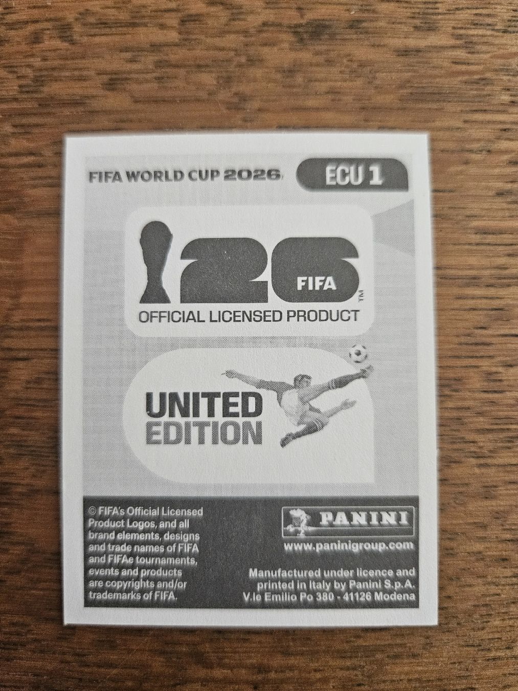 Panini Carte collezionabili: Panini Sticker WM 2026 - ECU 1 – Nuovo (secondo la descrizione) da Reinach BL venduto da BaselStar 1