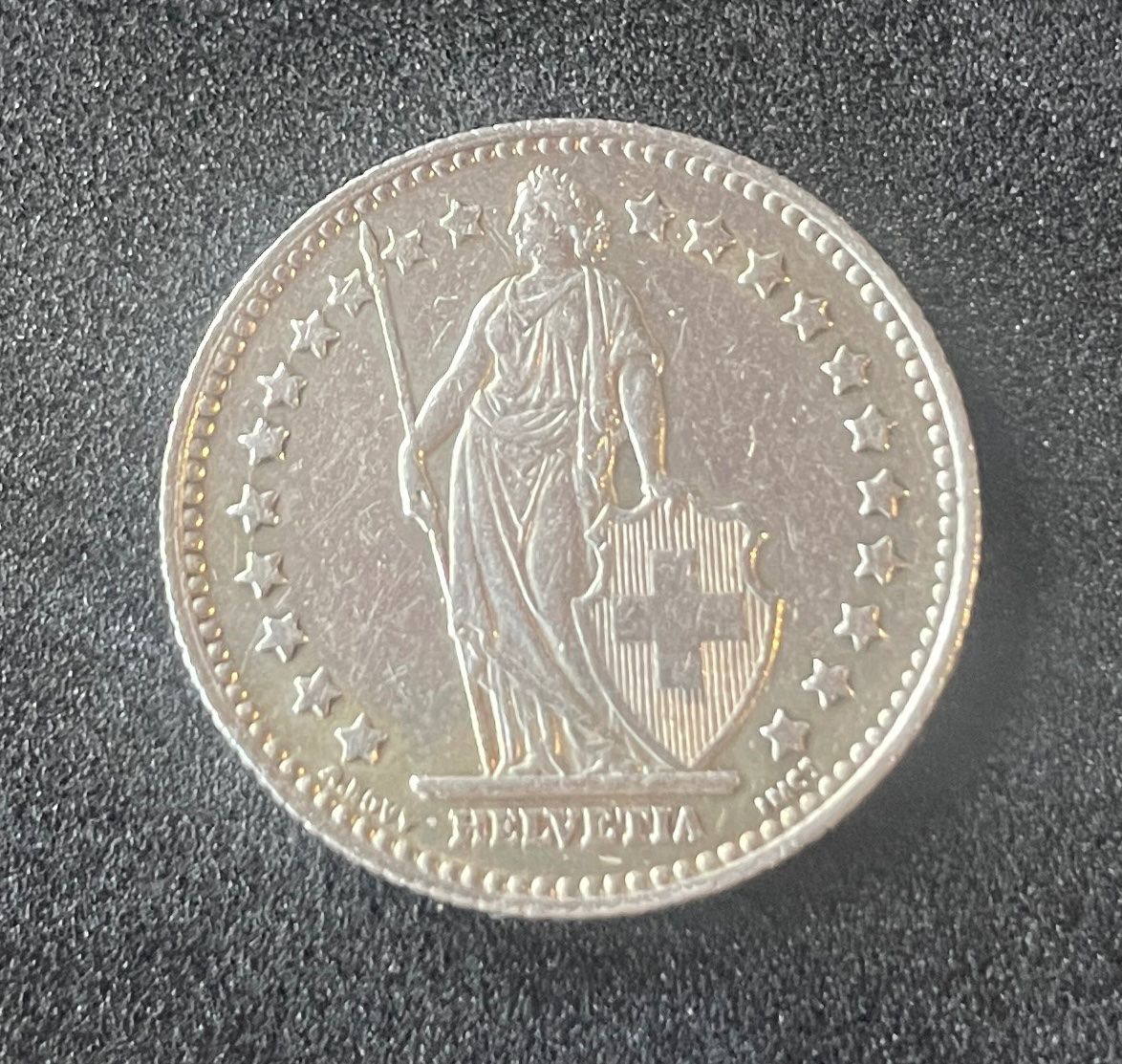 Toutes les monnaies: 1 Franken Silber 1945 Unz – D'occasion à Les Bayards par Kreuch 1
