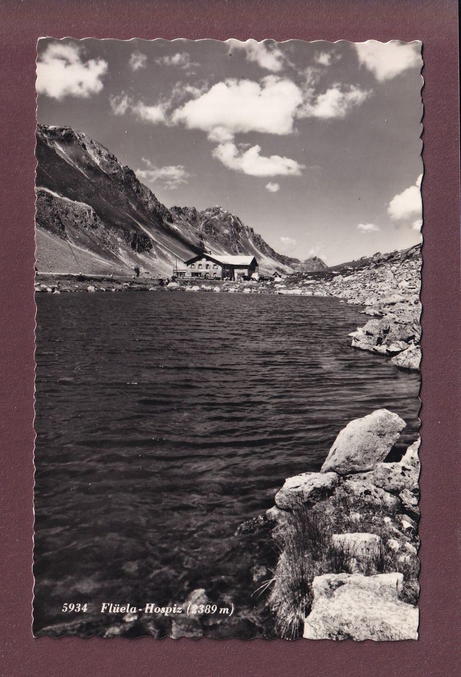 Cartoline postali: FLÜELA HOSPIZ – Usato da Pully venduto da nicecards