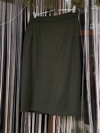 Max Mara Bleistift Rock 100% schurwolle S