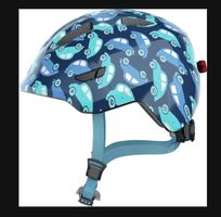 ABUS Kinderhelm Smiley 3.0 LED - Fahrradhelm mit Licht 45-50