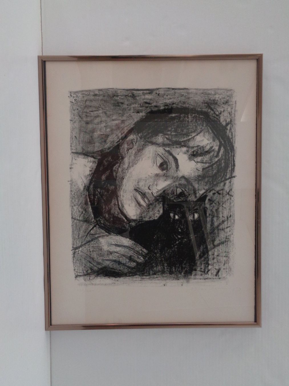 Grafica & Litografie: Lithographie von Max Truninger hinter Glas – Usato da Chur venduto da omonia