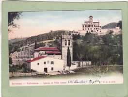 Spanien Barcelona Vallvidrera  Iglesia & Villa Juana