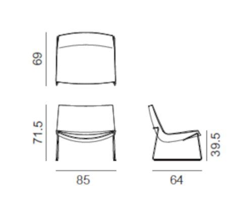 Arper Poltrone: 015 ARPER Desiger Loungesessel Catifa80 – Usato da Wangen an der Aare venduto da TBYN 6