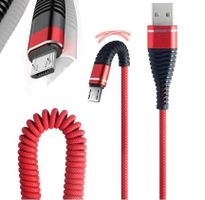 USB Kabel USB 2.1 A auf Micro USB spiral
