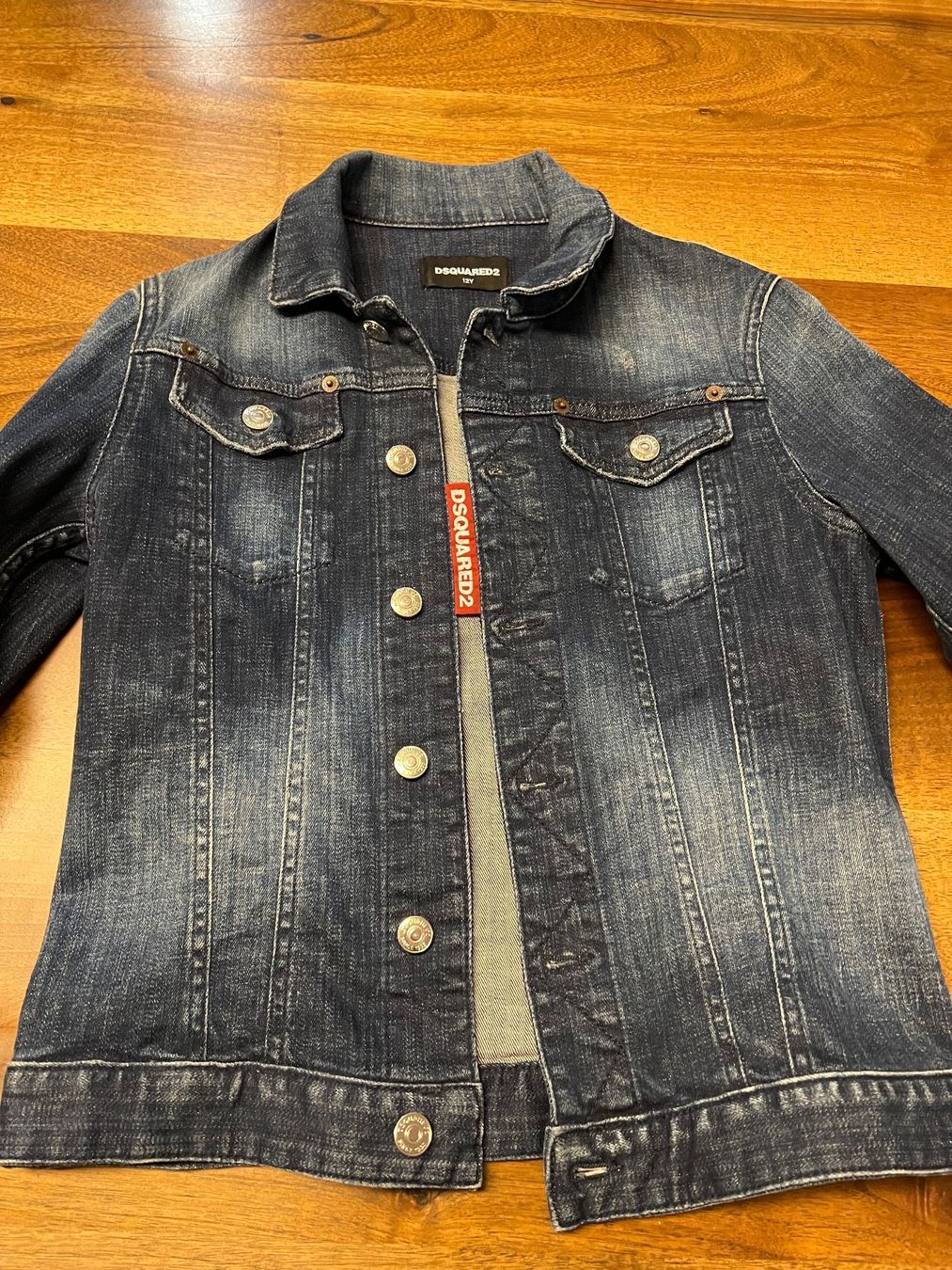 Dsquared2 Giacche: Dsquared denim jacket kids size 12 – Usato da Thalwil venduto da 0041angel