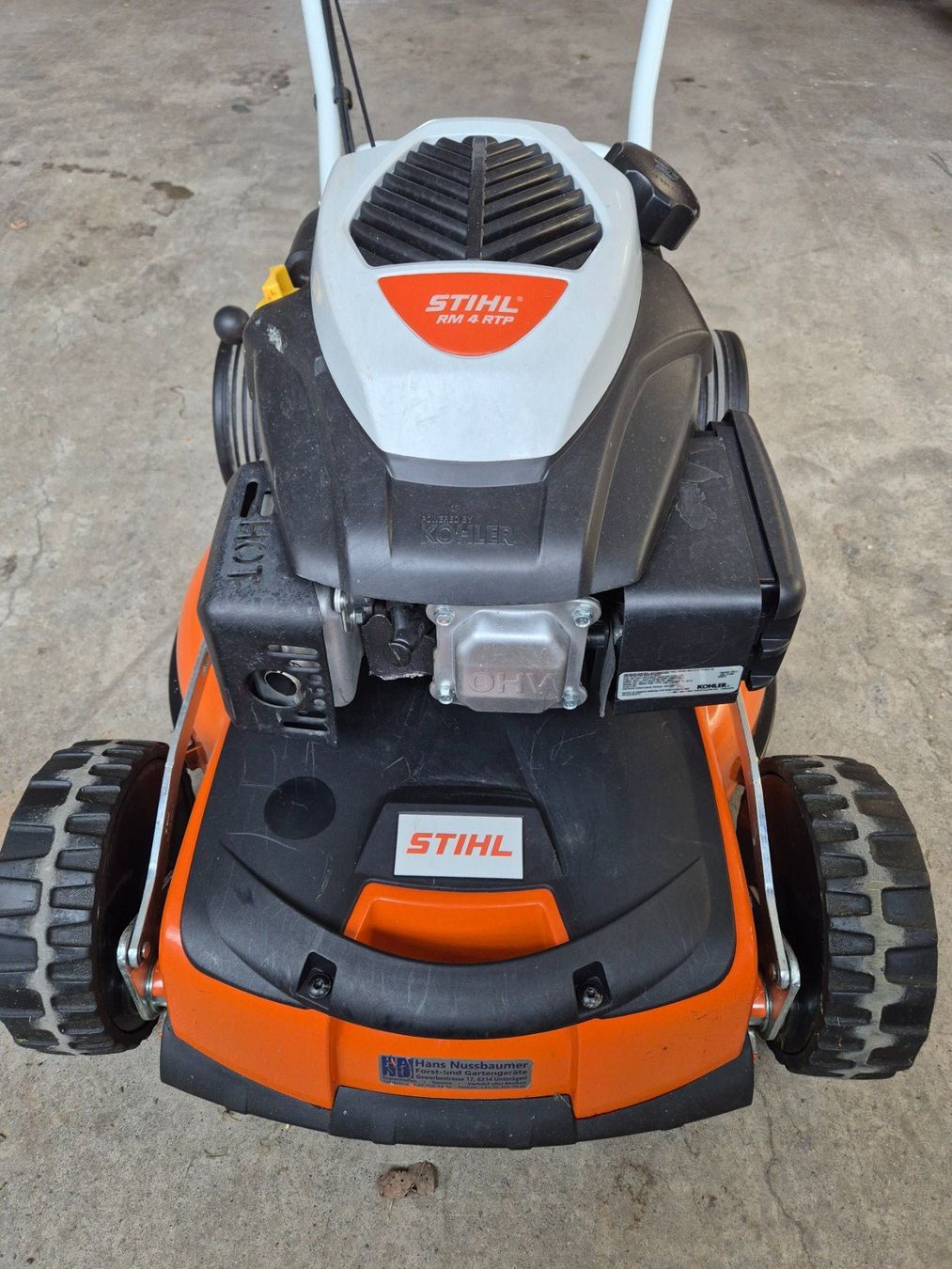 Stihl Tagliaerba: Benzin-Mulchmäher STIHL RM 4 RTP – Usato da Oberägeri venduto da Timoline00