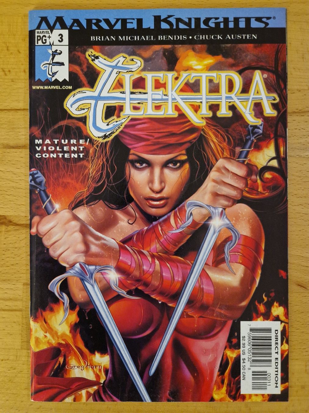 Fumetti: Elektra #3 (Greg Horn) – Usato da Biel/Bienne venduto da collector_comics