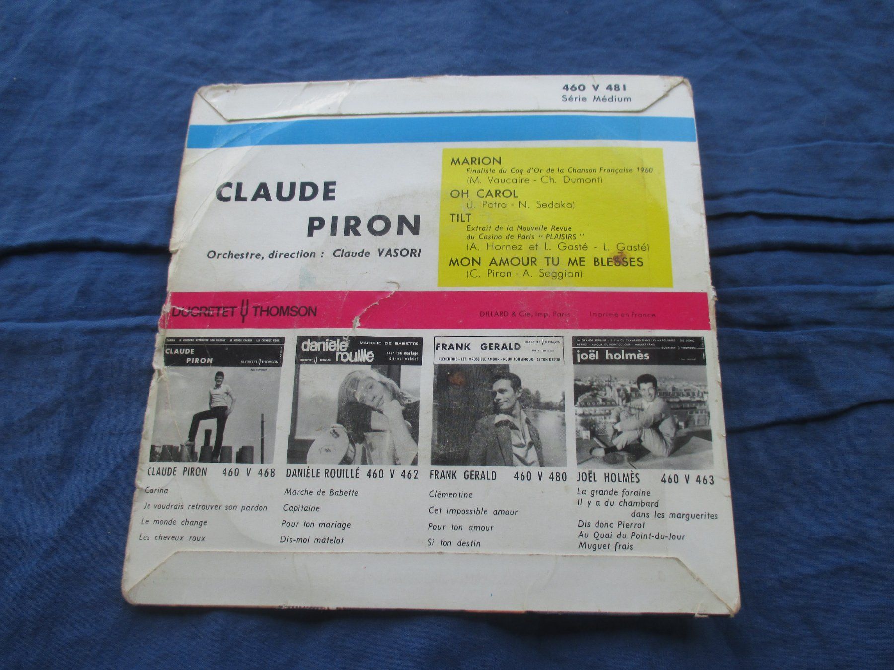 Vinyles: Claude Piron EP Marion – D'occasion à Colombier NE par Nevenma 1