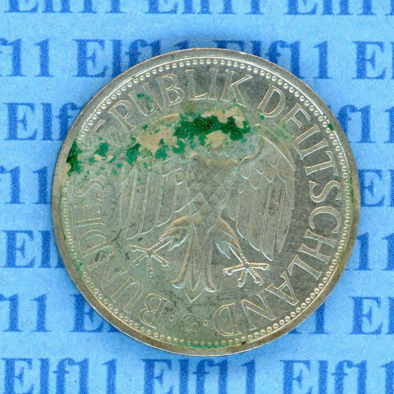 Alle Münzen: DEM___1.00 1971G ss-vz 1 Deutsche Mark – Gebraucht aus Widnau von Elf11 1