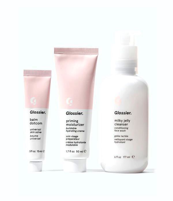 Glossier The 3-Step Skincare Routine - Rose Balm Dotcom (Neu und ...