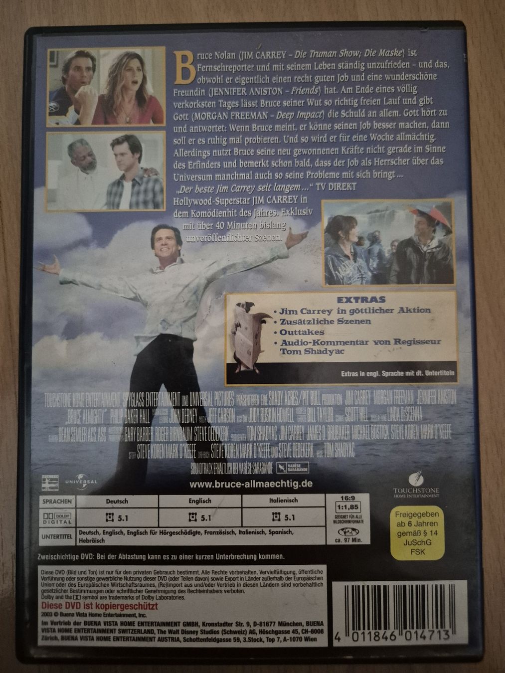 Tutti i DVDs: Bruce Allmächtig DVD – Usato da Lindau venduto da Hammy0740 1