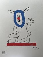 Keith Haring "the Story of red and blue" 22/150