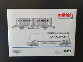 MÄRKLIN: DANZAS WAGENSET 47422 NEUWERTIG/OVP