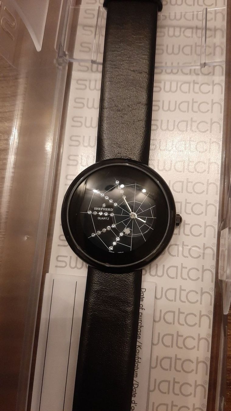Swatch Uhren: K..108) Swatch schwarz Sheperd Quarz – Gebraucht aus Wil SG von AmandaCreations 1