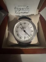 Auguste Reymond Automatikuhr Herren Lederarmband silber Ziff