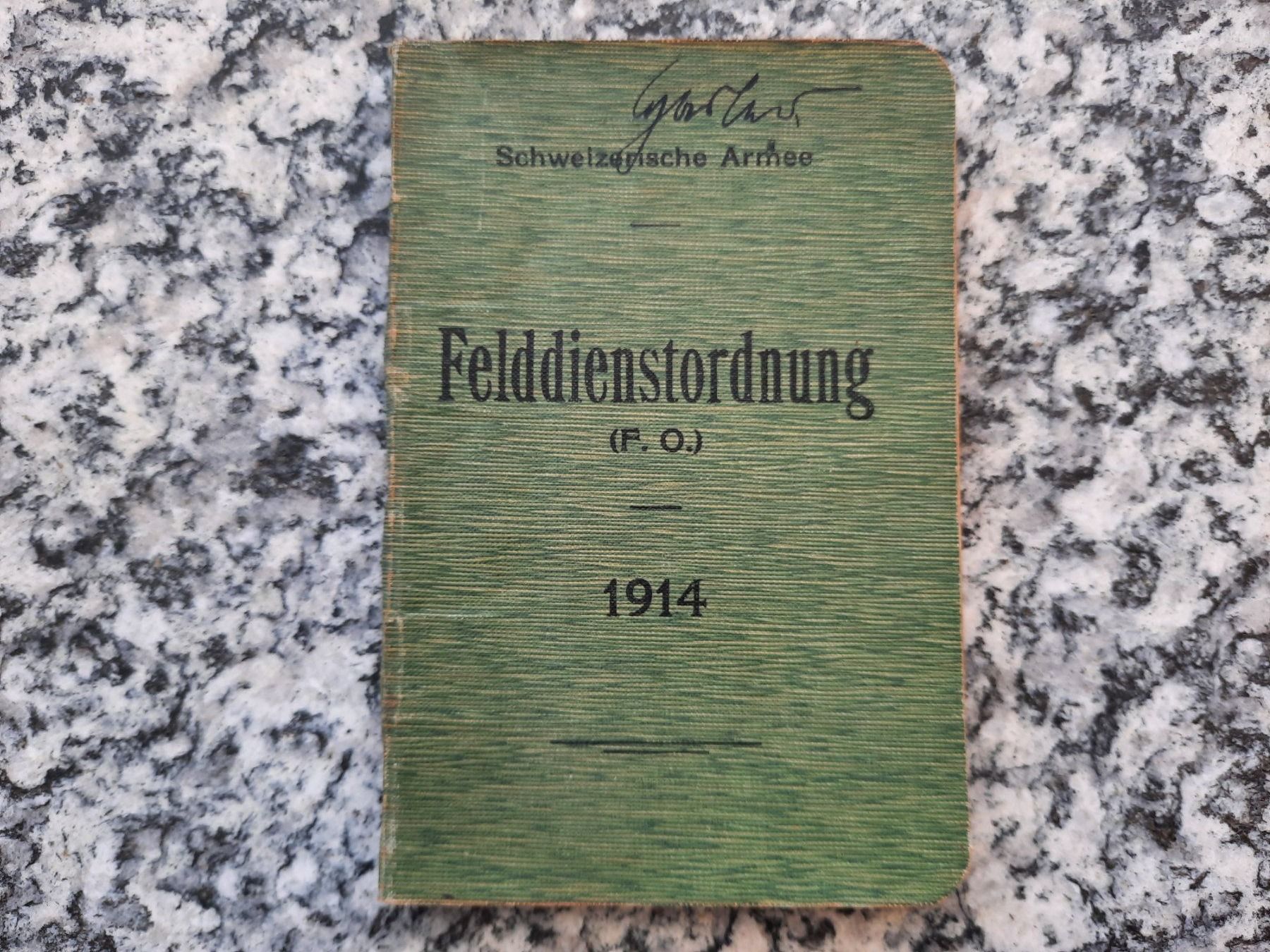 Libri: Felddienstordnung 1914 – Usato da Ruswil venduto da Sammlergeist