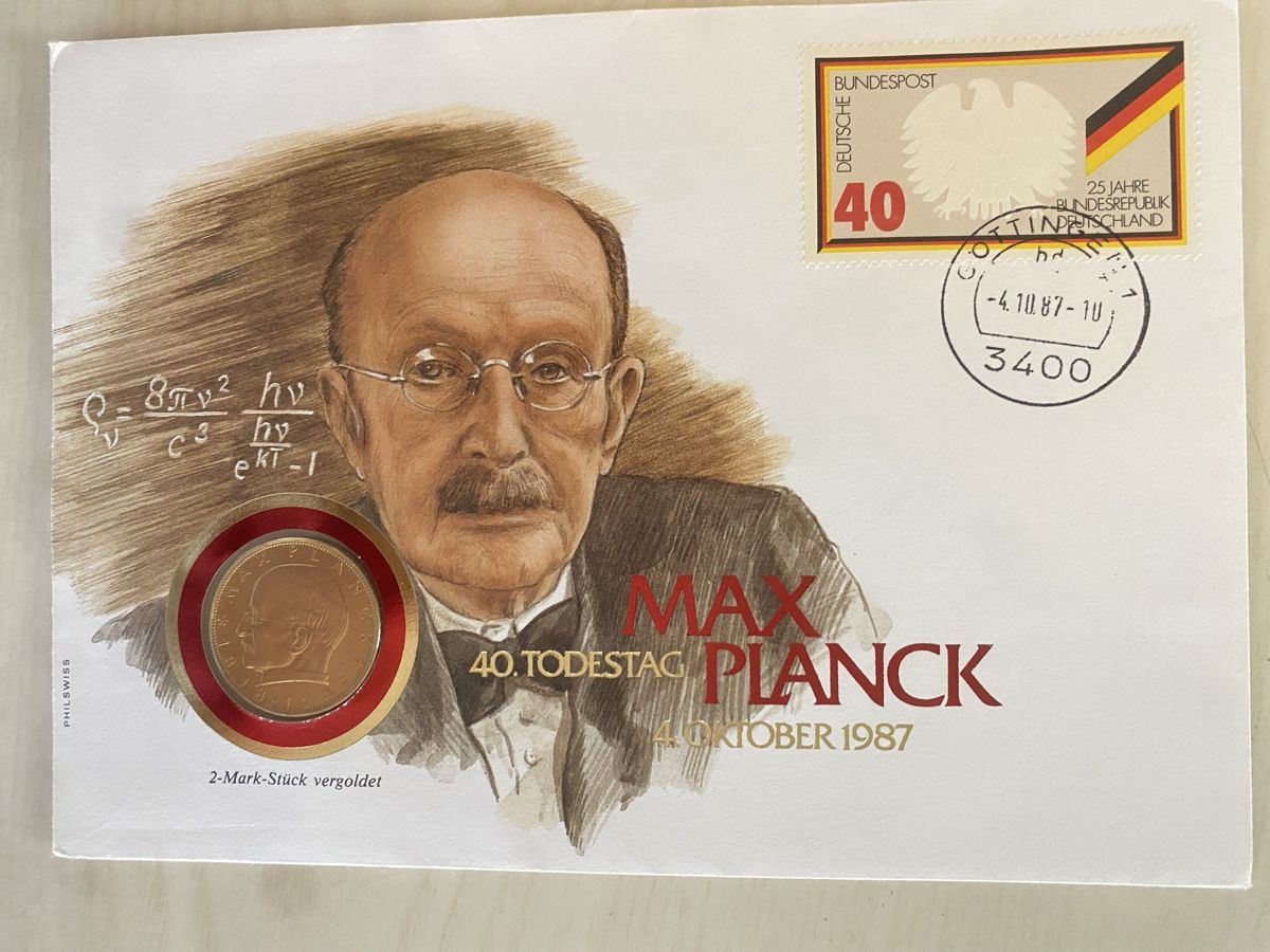 Tutti le monete: 2 Mark 1957 Max Planck vergoldet – Usato da Muralto venduto da Alex1912