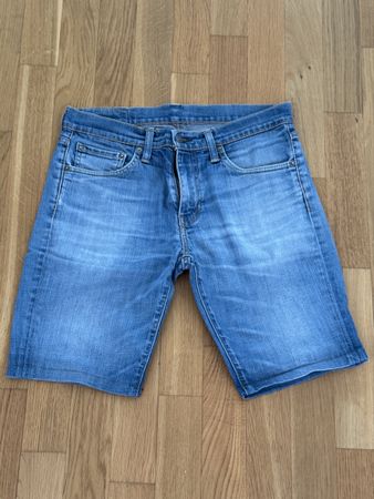 Levis 501 Jeans Shorts, Herren, hellblau, Grösse W32 Top!