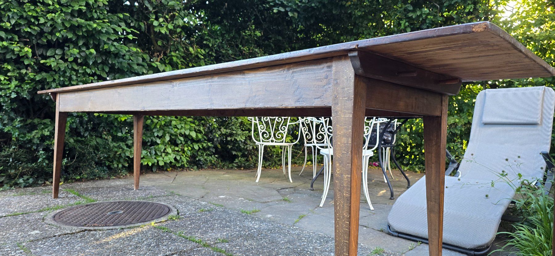 Tavoli: Holztisch,  Biedermeier Esstisch,  alter Tisch – Usato da Zürich venduto da Reni8048 9