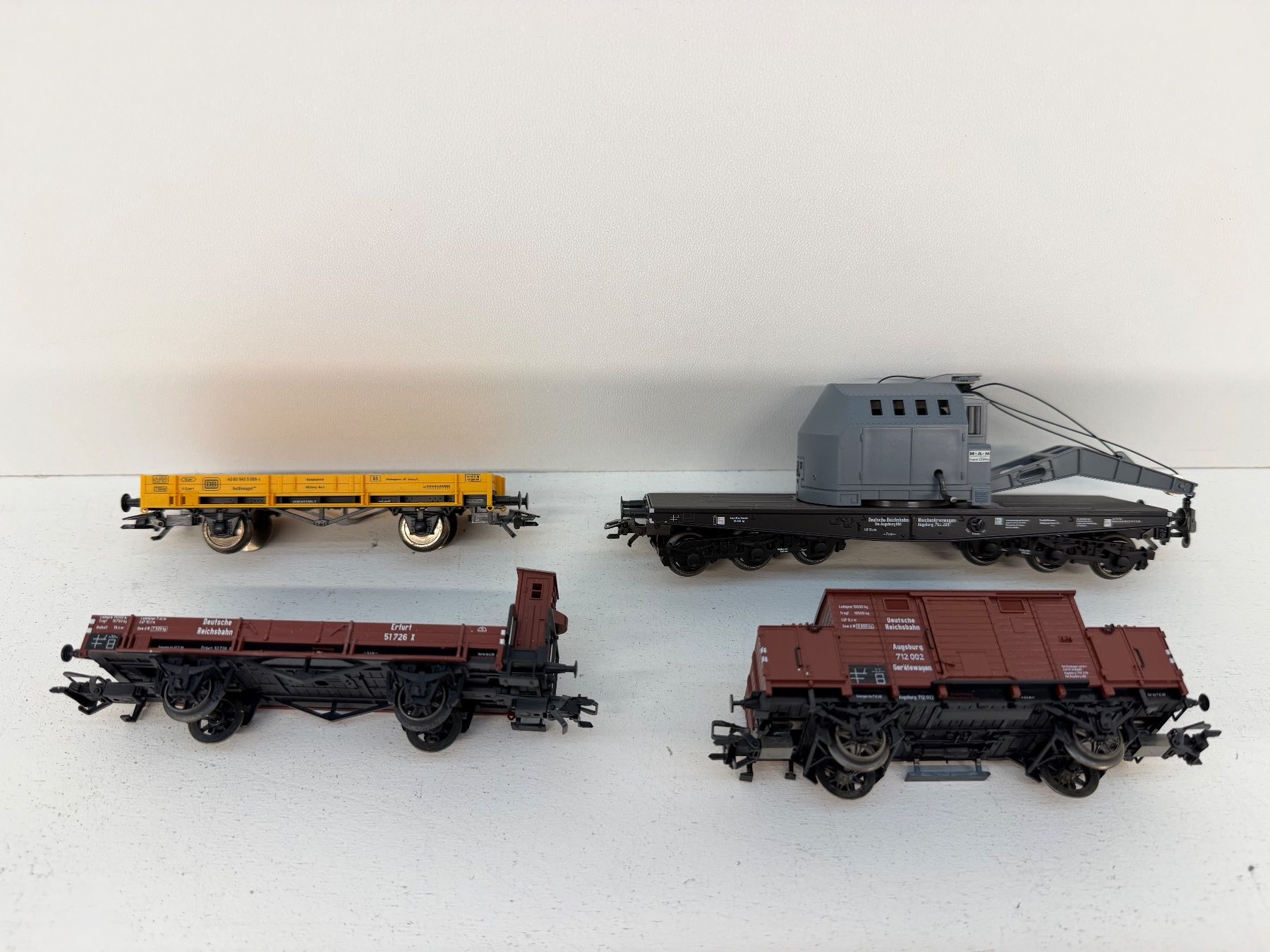 Märklin Modellini di ferrovie: Märklin 47893 Wagen-Set "Gleisbauzug" – Usato da Büsserach venduto da ModellbahnDepot 4