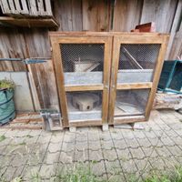 Holz-Kleintierhaus mit Auslauf/Gehege - wetterfest & stabil