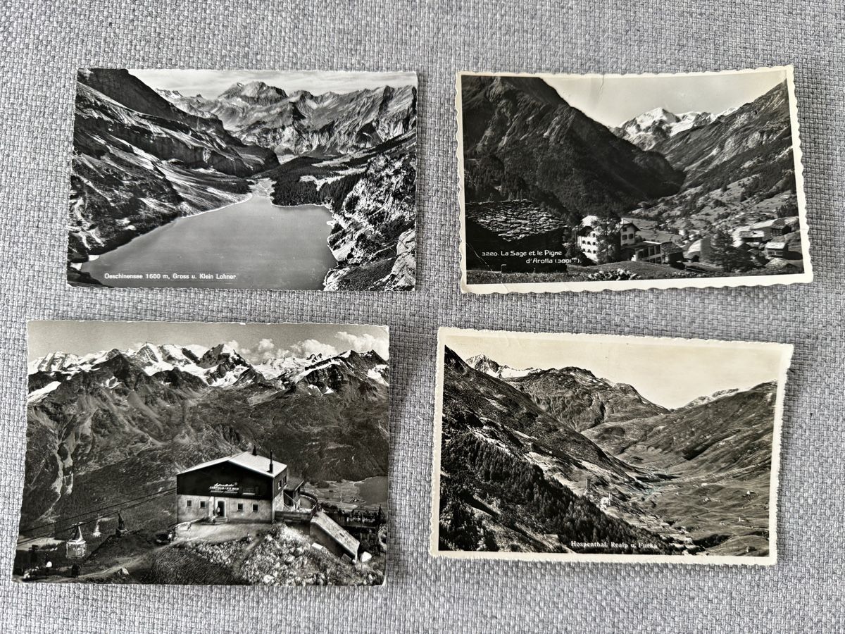 Cartes postales: Tolle alte Postkarten schwarz-weiss Baryt – D'occasion à Ennetbaden par mapa05 1