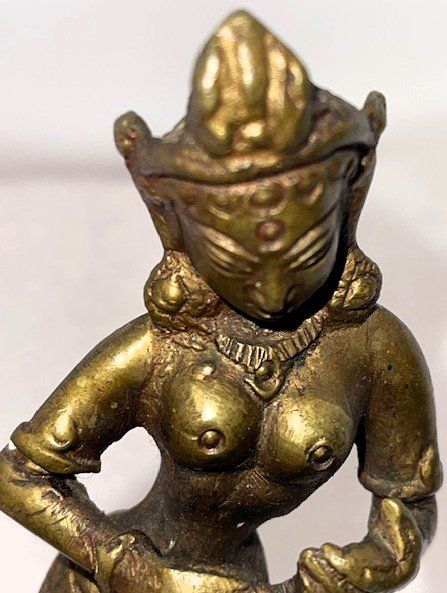 Figuren: Antike Bronze Göttin Figur Indien ca. 1900 – Gebraucht aus Lutzenberg von Pinschi01 1